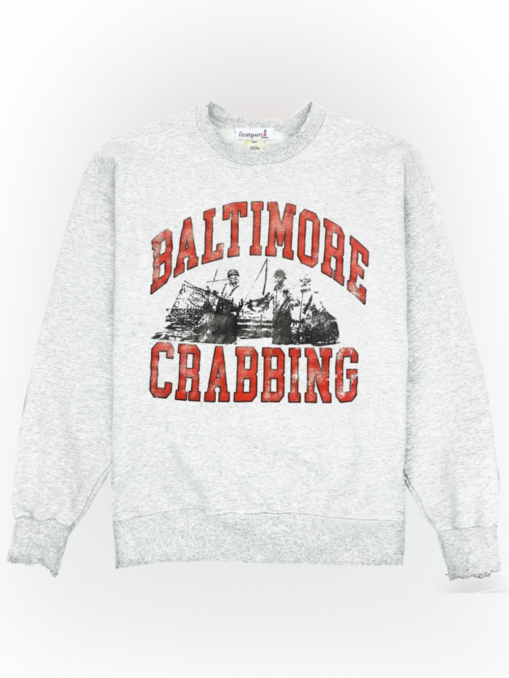 Firstport Crewneck Baltimore Crabbing Sweatshirt
